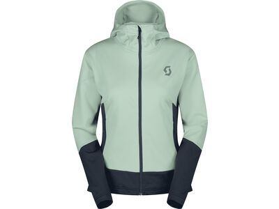 Scott Defined Mid Zip Women's Hoody fresh green/dark blue