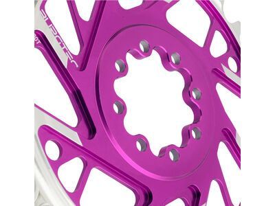 Burgtec 3 mm Offset Thick Thin Chainring SRAM 8-Bolt, purple rain - Bild 6