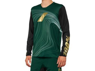 100% R-Core X LE Long Sleeve Jersey, forest green