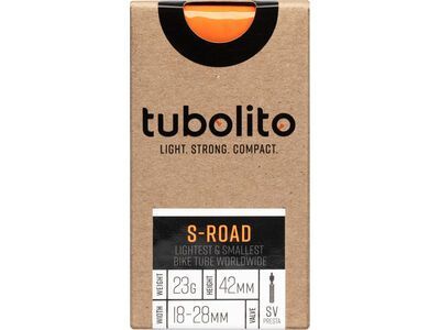 Tubolito S-Tubo Road 42 mm - 700C x 18-28C, orange - Bild 2