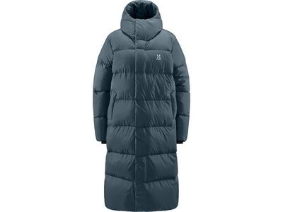 Haglöfs Long Down Parka Women, steel blue