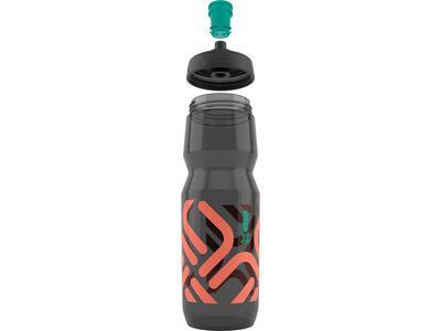 Fidlock Fidguard Bottle 750 Antibacterial, transparent black/coral red - Bild 3