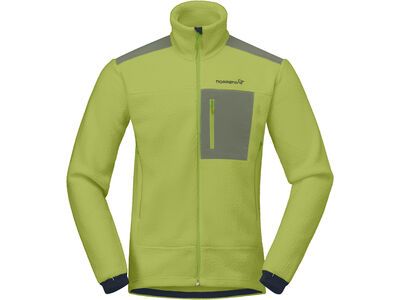 Norrona trollveggen warm3 Jacket M's, dark citron/deep lichen green - Bild 1