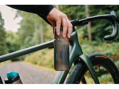 Fidlock Twist Bottle 600 Antibacterial + Bike Base, transparent black/light green - Bild 13