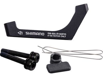 Shimano Scheibenbremsadapter von PM-Bremssattel auf Flat Mount Gabel/-Rahmen - hinten / 160 mm - Bild 2