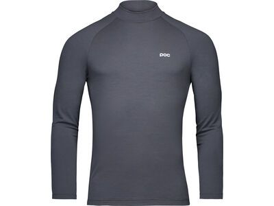 POC M's Layer Merino Mock Neck Jersey, sylvanite grey