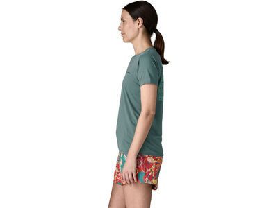 Patagonia Women's Capilene Cool Daily Shirt - Mother Rays, blue sage/light blue sage x-dye - Bild 4