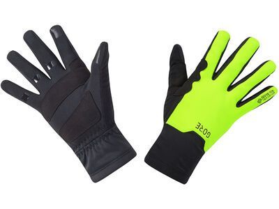 Gore Wear M Gore-Tex Infinium Mid Handschuhe, black/neon yellow