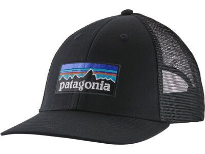 Patagonia P-6 Logo LoPro Trucker Hat, black