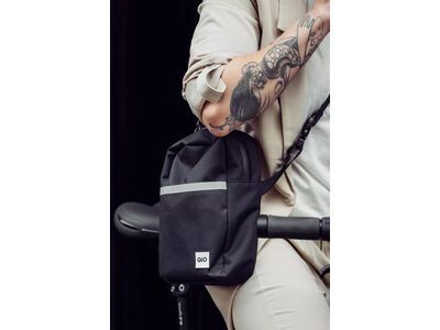 QiO Schultertasche Pocket Bag Tom, schwarz - Bild 6