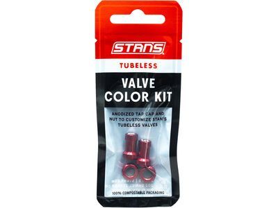 Stan's NoTubes Tubeless Valve Color Kit, red - Bild 3