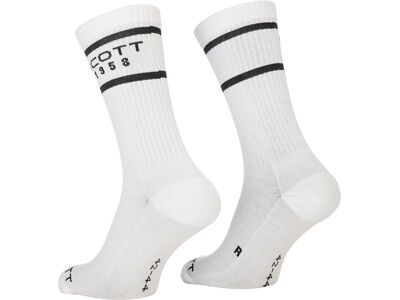 Scott Retro Casual Crew Sock, white/black - Bild 2
