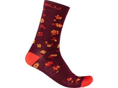 Castelli Fuga 18 Sock, pro red/brilliant orange