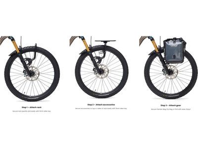 Aeroe Spider Front Rack, black - Bild 9