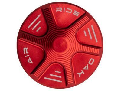 OAK Components Forkcap Air für Federgabel Ventil, red
