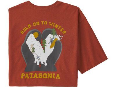 Patagonia Men's Hold On To Winter Responsibili-Tee, sisu brown