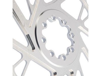 Burgtec 3 mm Offset Thick Thin Chainring SRAM 8-Bolt, rhodium silver - Bild 14