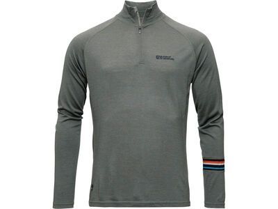 Elevenate Men's Primo Zip gray green