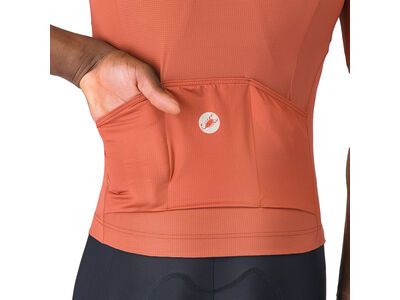 Castelli Entrata Apex Jersey, paprika/silver moon - Bild 5