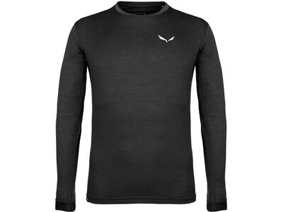 Salewa Puez Melange Dry’Ton Langarm Tee Herren black out melange