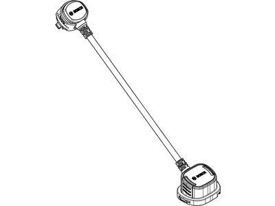 Bosch PowerMore Kabel - Kabelführung abgewandt von Akkuhalter / 150 mm (BCH3925_150)