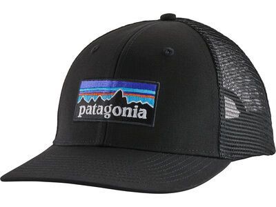Patagonia P-6 Logo Trucker Hat, black