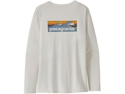 Patagonia Women's Long-Sleeved Capilene Cool Daily Graphic Shirt - Waters, light plume grey/white - Bild 2