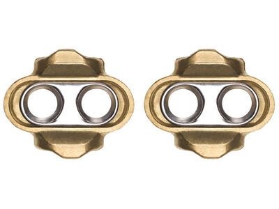 Crankbrothers Standard Release Premium Cleat Kit - 6° Float, gold