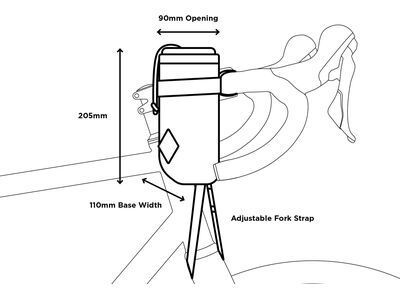 Restrap Stem Bag - 1.1 L, black - Bild 5