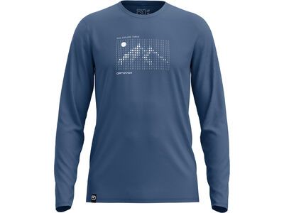 Ortovox 185 Merino Sunrise LS M blue nunatak