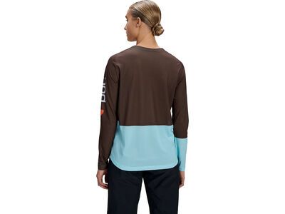 POC W's Motion Air Long Sleeve MTB Jersey, bronzite brown/lazurite blue - Bild 6