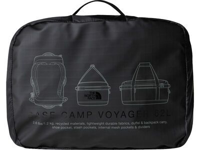 The North Face Base Camp Voyager Duffel 62L, tnf black/asphalt grey - Bild 6