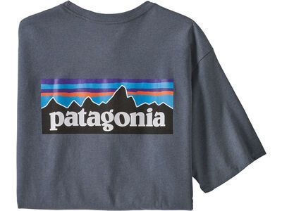 Patagonia Men's P-6 Logo Responsibili-Tee, plume grey