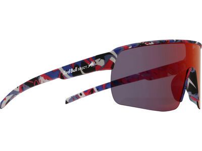Red Bull Spect Eyewear Dakota Smoke/Red-Purple Mirror / matt blue-burgundy pattern