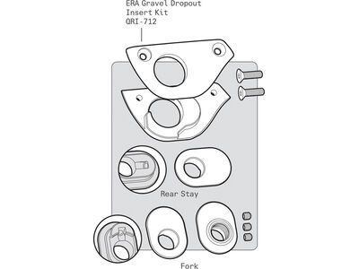Cervelo ERA Gravel Dropout Insert Kit - Bild 2