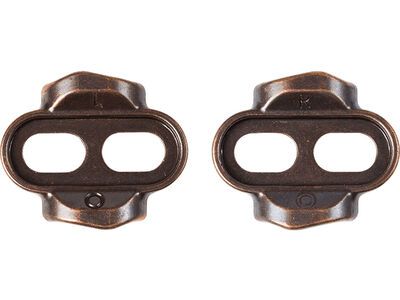 Crankbrothers Easy Release Premium Cleat Kit - 0° Float, bronze