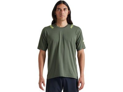 Specialized Men's Trail Air MTB Short Sleeve Jersey, oak green