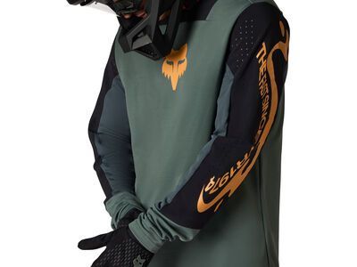 Fox Defend Long Sleeve Jersey Creation, sage - Bild 5