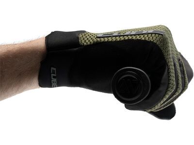 Cube Handschuhe Gravity Langfinger TM, green´n´grey - Bild 5