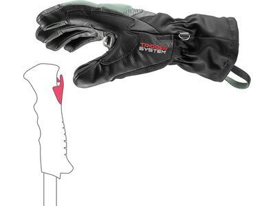 Leki Griffin Base 3D Women, black/dusty green - Bild 6