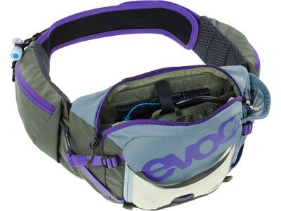 Evoc Hip Pack Pro 3, steel/violet/dark olive - Bild 5