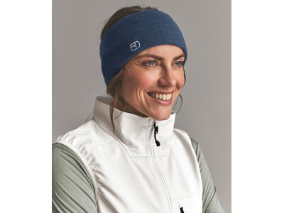 Ortovox Wonderwool Headband, blue nunatak blend - Bild 2