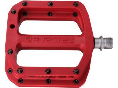 Burgtec MK4 Composite Pedals, race red
