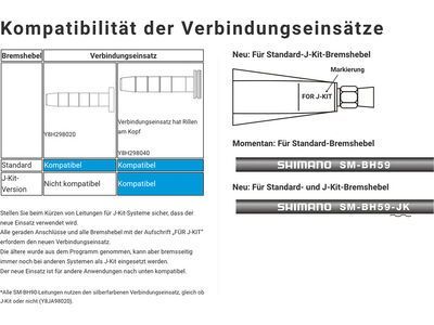 Shimano Deore XTR SM-BH90-SBM - 1.000 mm, schwarz - Bild 3