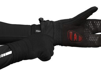 GripGrab Merino Wool Liner Gloves, black - Bild 2