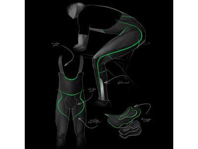 Q36.5 Dottore Termico Bib Tights, black - Bild 14