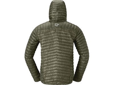 Norrona trollveggen down800 super light Hood M's, deep lichen green - Bild 3