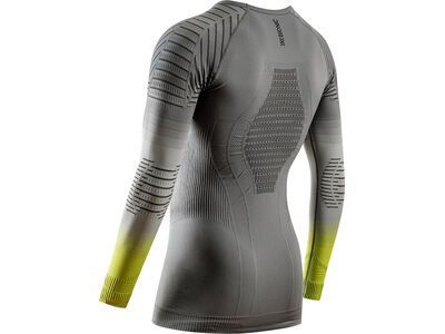 X-Bionic Invent Graphics Shirt LS Men, rhino grey/light grey/canary - Bild 2