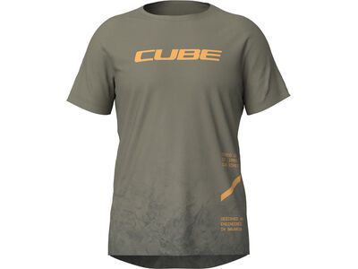 Cube MTB Trikot TM kurzarm olive