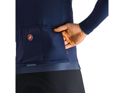 Castelli Espresso Thermal Jersey, belgian blue - Bild 5